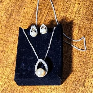 Necklace and earrings